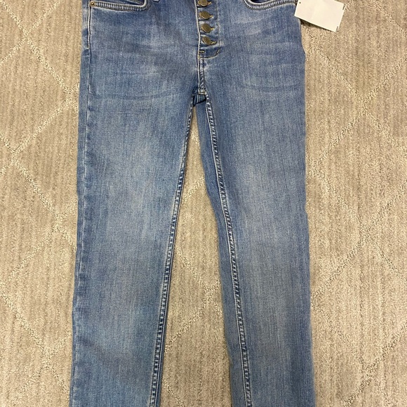 Free people skinny jeans with 5 buttons - Picture 4 of 6